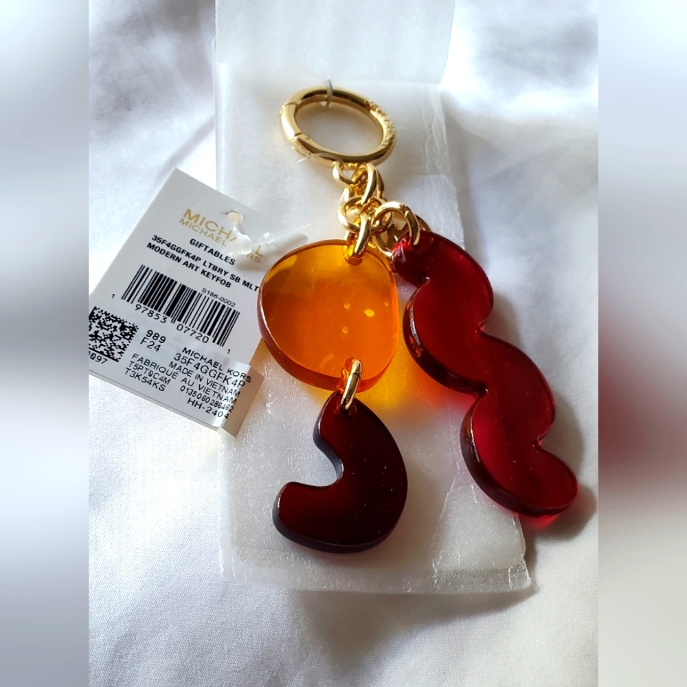 Michael Kors NWT Abstract Keychain